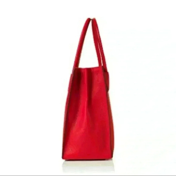 NWT MICHAEL KORS Large Red Mercer Tote Bag - Picture 4 of 5